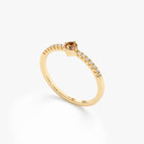 Handmade Solid Gold Citrine Ring