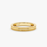 Textured Thin Wedding Band