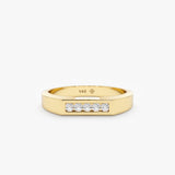 5 Diamond Thick Band