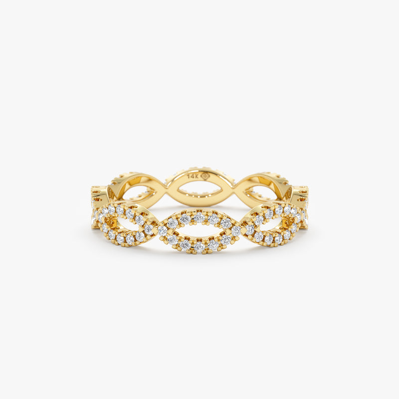 yellow gold white diamond april birthstone ring