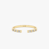 Baguette Diamond Claw Ring