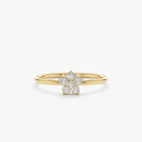 Diamond Flower Ring
