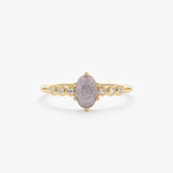 Labradorite engagement ring