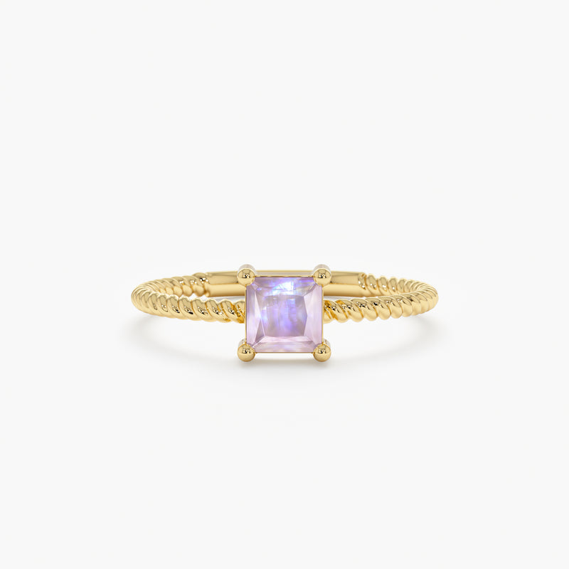 Prong Set Moonstone Ring