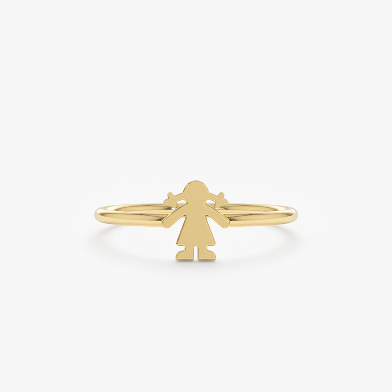 Initial Little Daughter Ring
