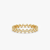 Diamond Bezel Eternity Band