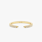 Prong Set Diamond Claw Ring