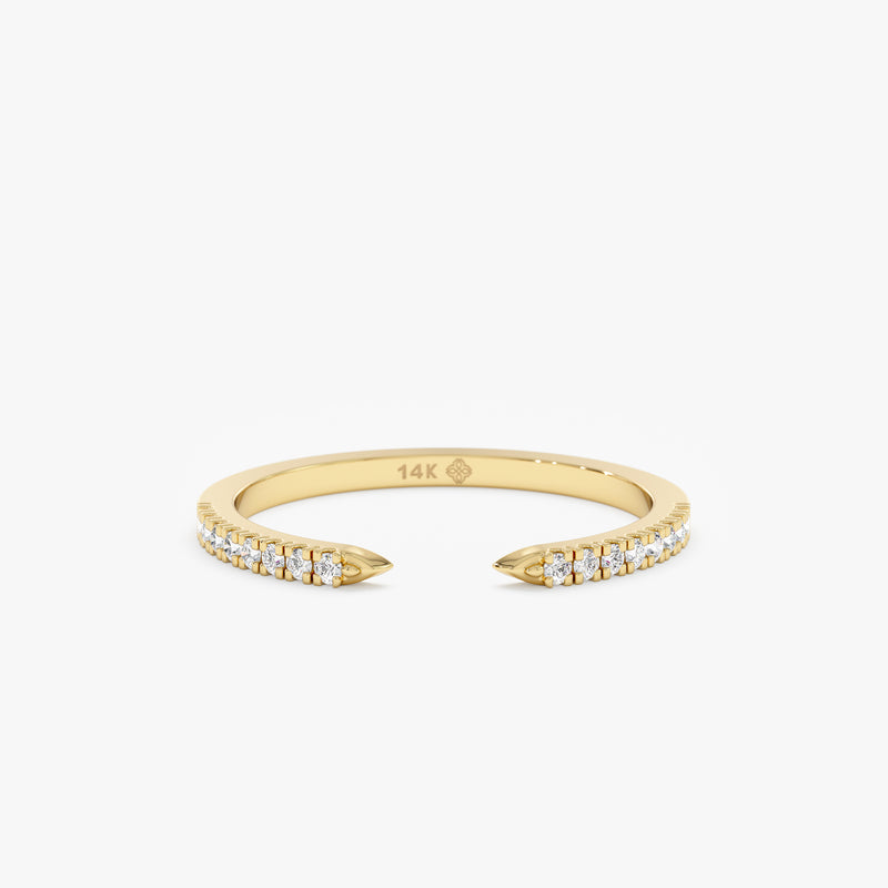 Prong Set Diamond Claw Ring