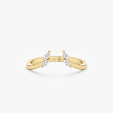 Marquise Diamond Open Ring