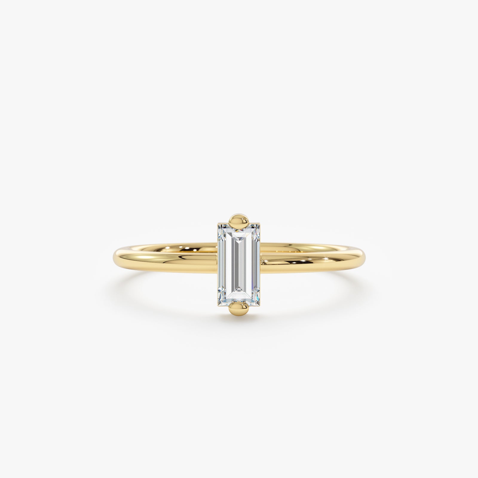 Single baguette diamond ring hotsell