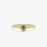 Emerald Art Deco Ring - SARAH ELISE