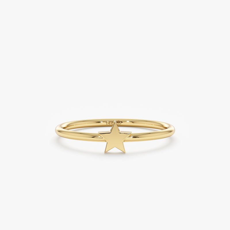 Gold Mini Star Ring