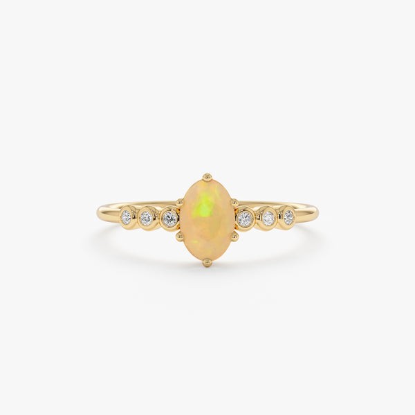 opal engagement ring