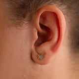 minimalistic celestial earrings