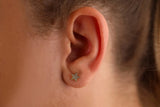 minimalistic celestial earrings