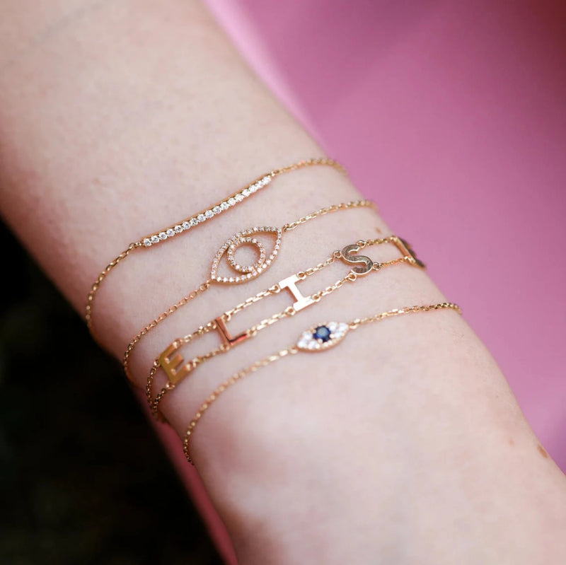 sarah elise gold bracelet stack