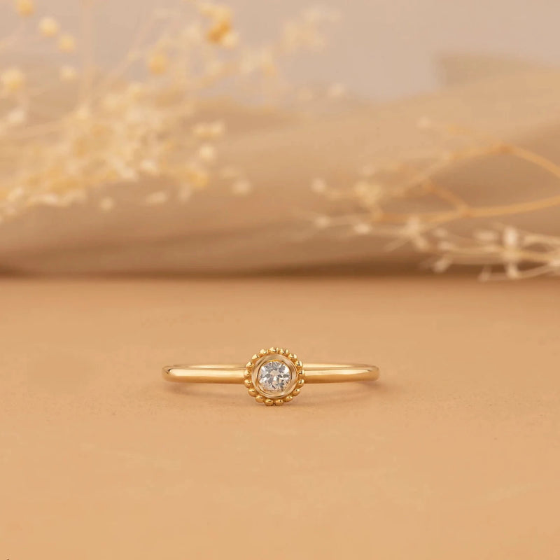 art deco natural sapphire ring