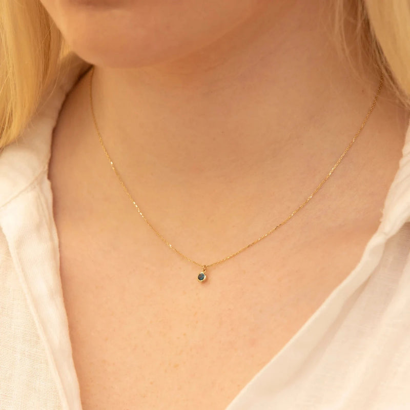 natural london topaz pendant