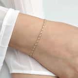 ethically sourced natural diamond bezel tennis jewelry 