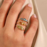 sarah elise jewelry natural gemstone rings