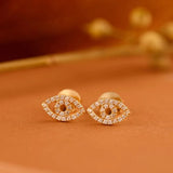 Diamond Evil Eye Earrings