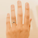 solid gold handmade ring
