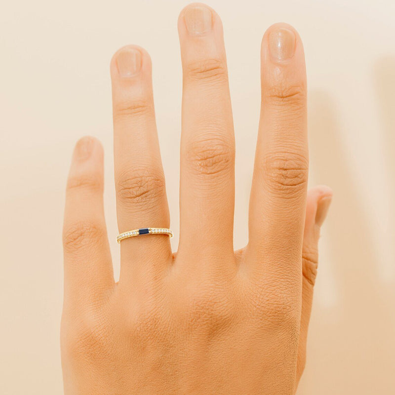 solid gold handmade ring