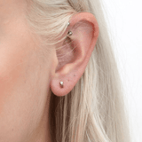 minimalistic design april and july birthstone rings