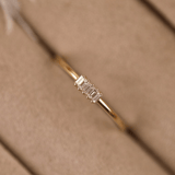 solid gold natural diamond ring