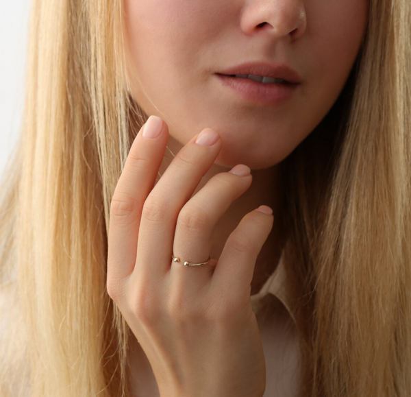 solid gold ring