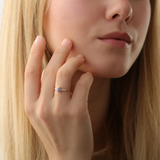 natural labradorite ring