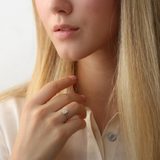 solid gold handmade statement band
