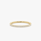 Yellow Gold Diamond Eternity Band