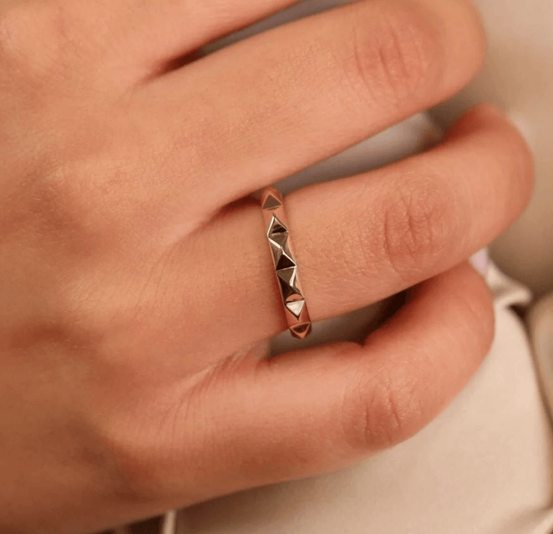 funky yellow gold ring