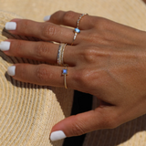 sarah elise jewelry diamond labradorite ring stack