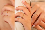 handmade ruby emerald blue sapphire bands