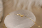 minimalistic design moon bracelet